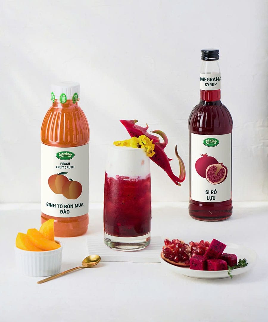 Trà Đào Lựu Ruby & Kem Muối