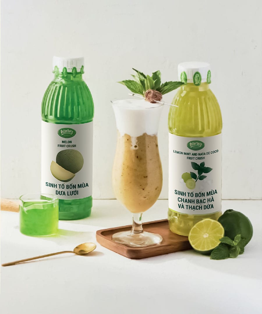 Mojito Dưa Lưới Đá Xay & Kem Foam Muối