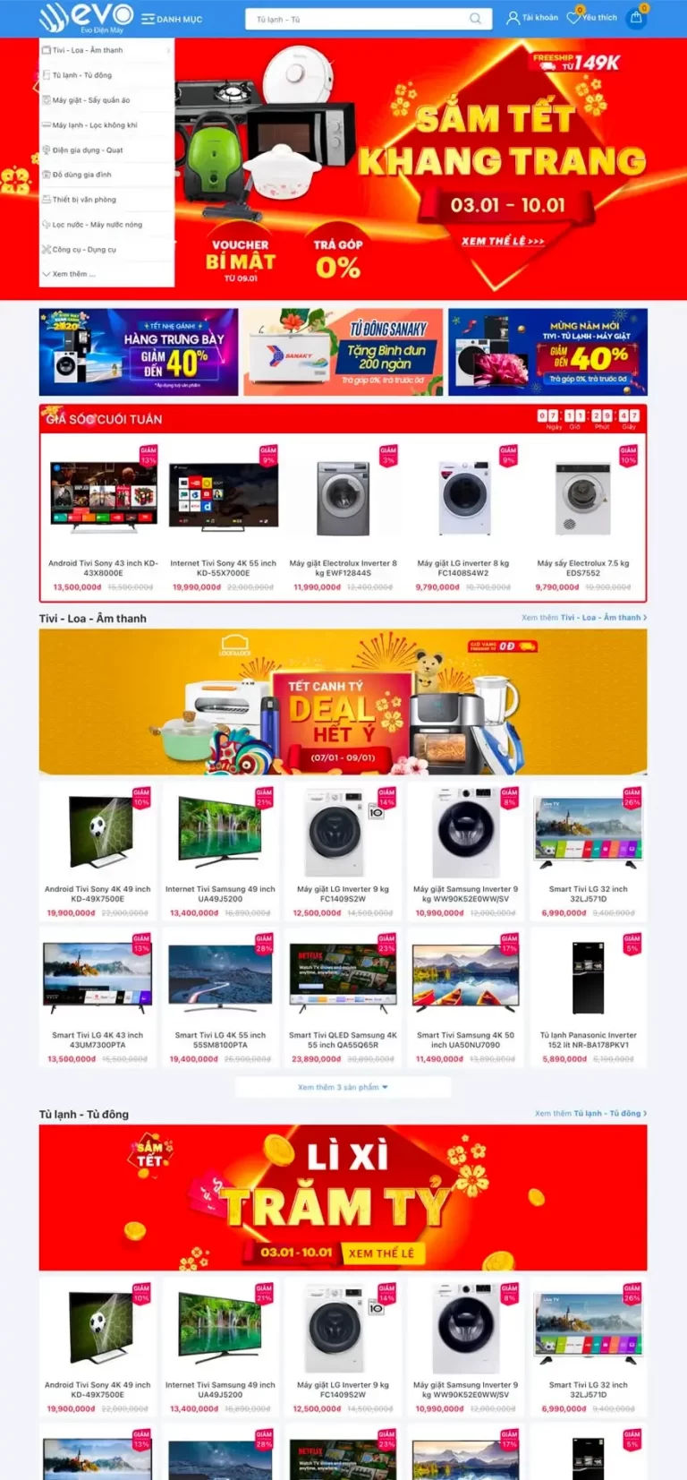 mau-thiet-ke-website-evo-dien-may