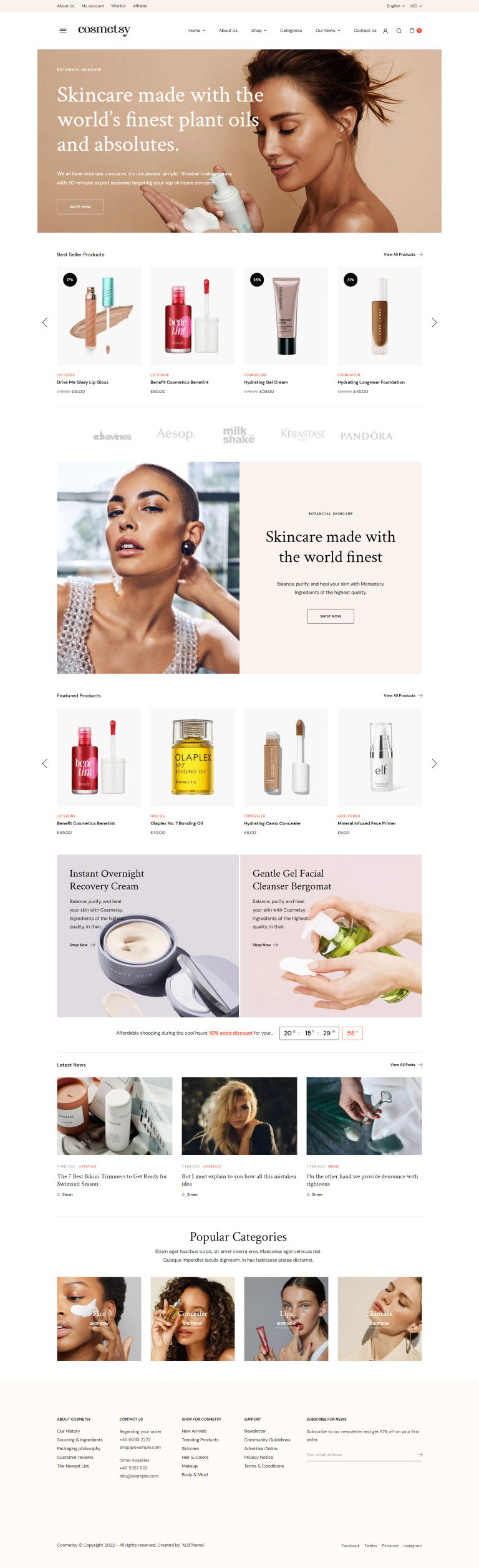 website-ban-hang-my-pham-klbtheme