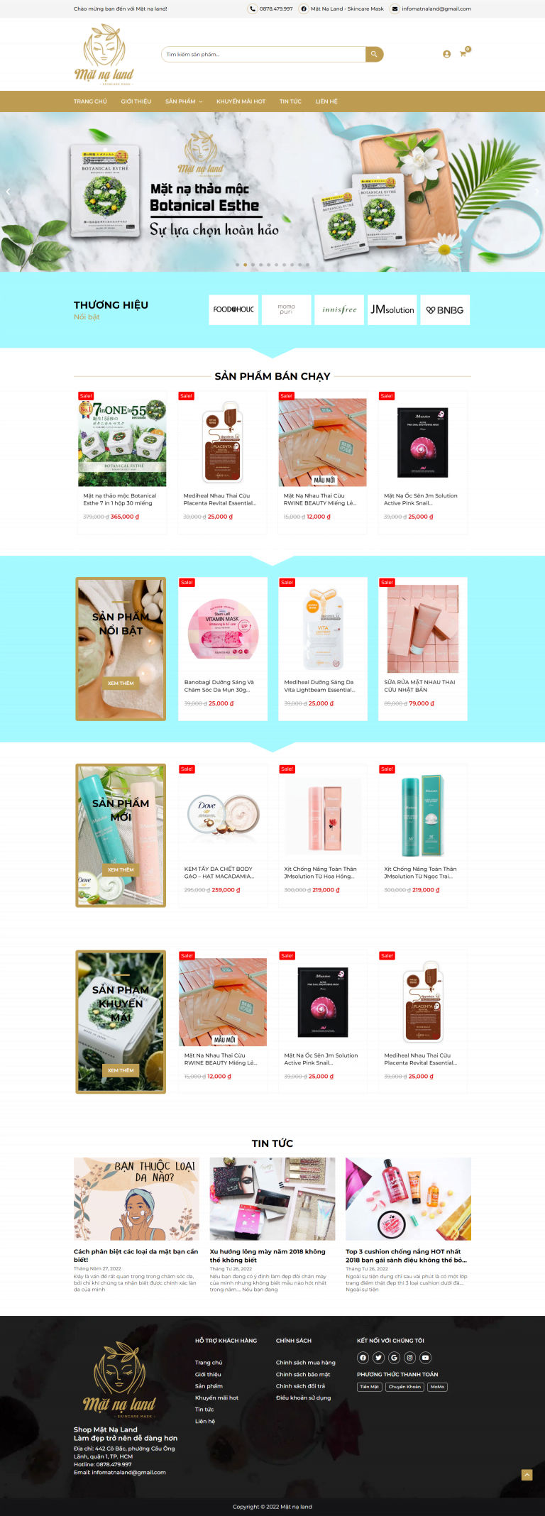 Shop Mặt Nạ Land