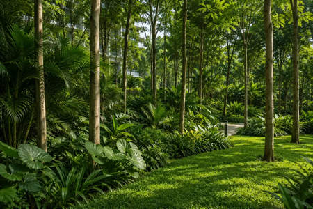 Green infrastructure and large-scale plantations