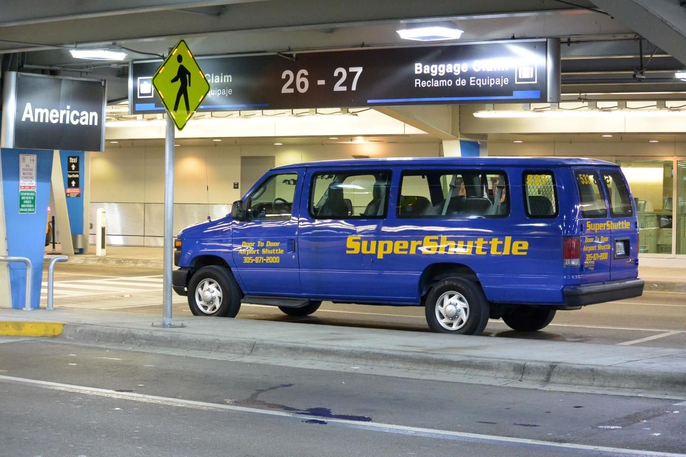 blue van shuttle bwi