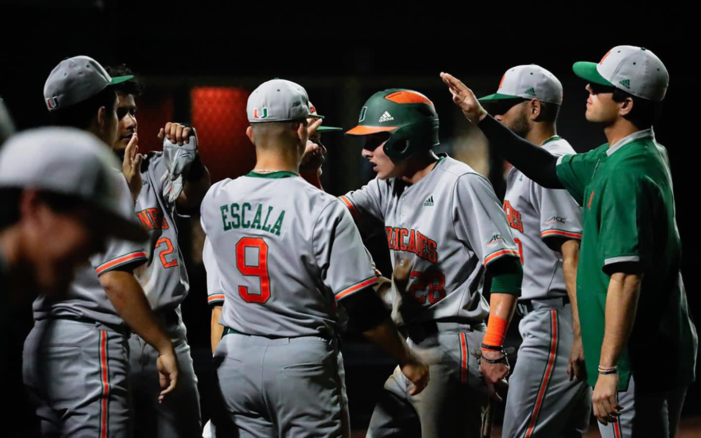 miami hurricanes baseball uniforms