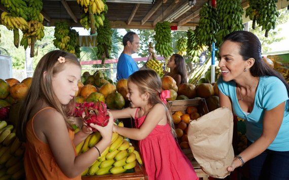 Bewundern Sie die Frucht