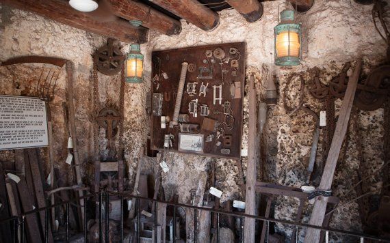 Tools Ed Leedskin used to build the Coral Castle