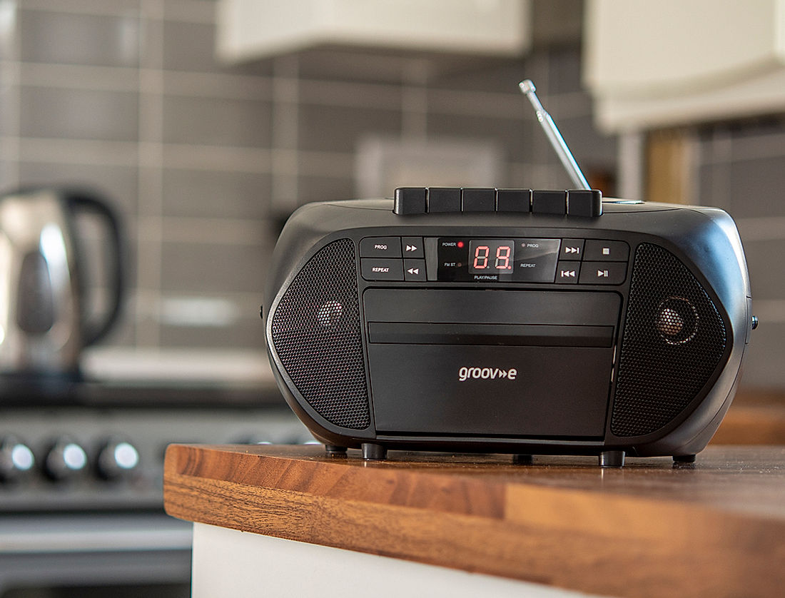 Buy Groov-e Boombox CD Player with Radio - Black, CD players