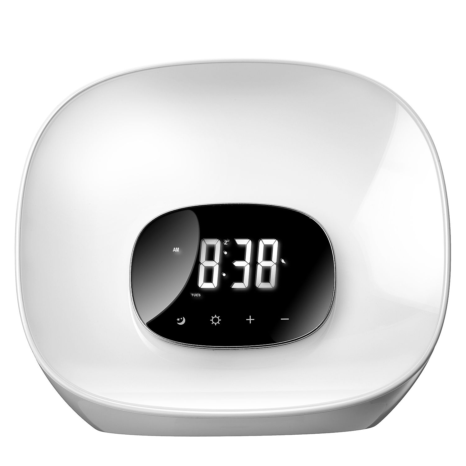 light up radio alarm clock