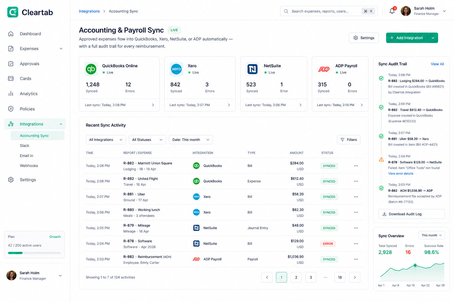 Cleartab – Corporate Expense Management screenshot 4
