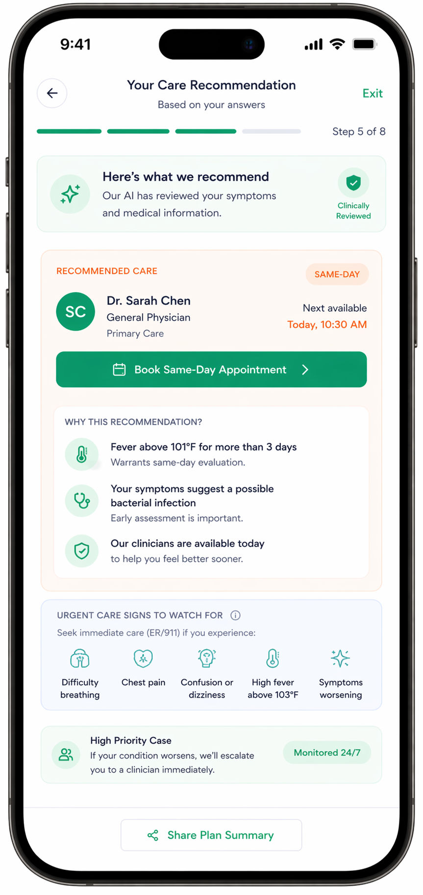 Cliniva – AI Patient Intake & Triage Platform screenshot 2