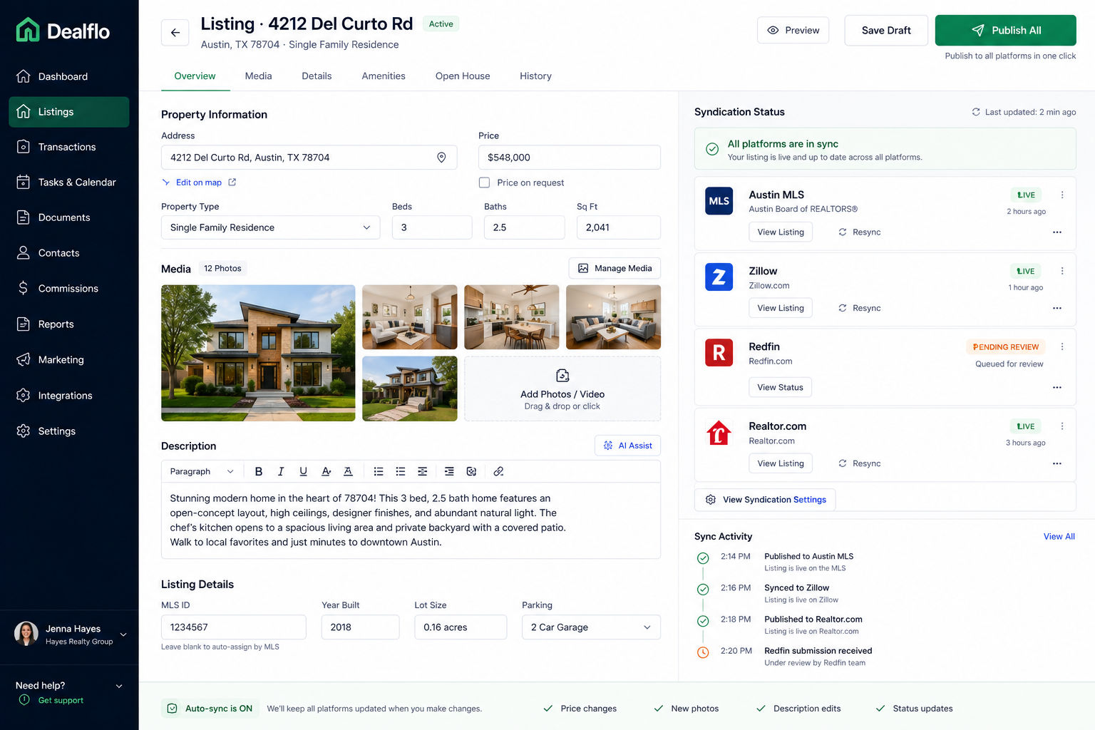 Dealflo – Real Estate Transaction Automation screenshot 2