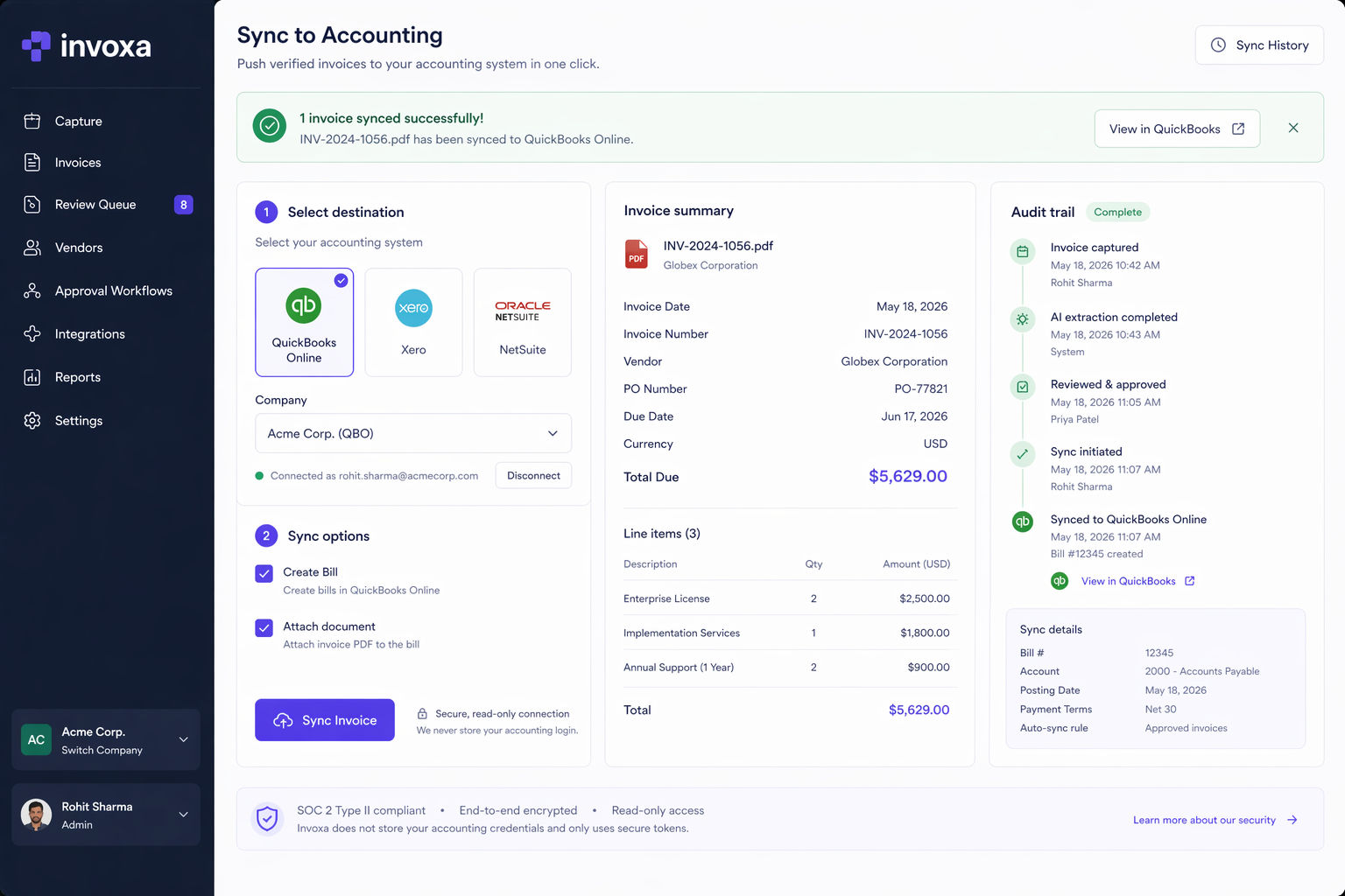 Invoxa – AI Accounts Payable Automation screenshot 4