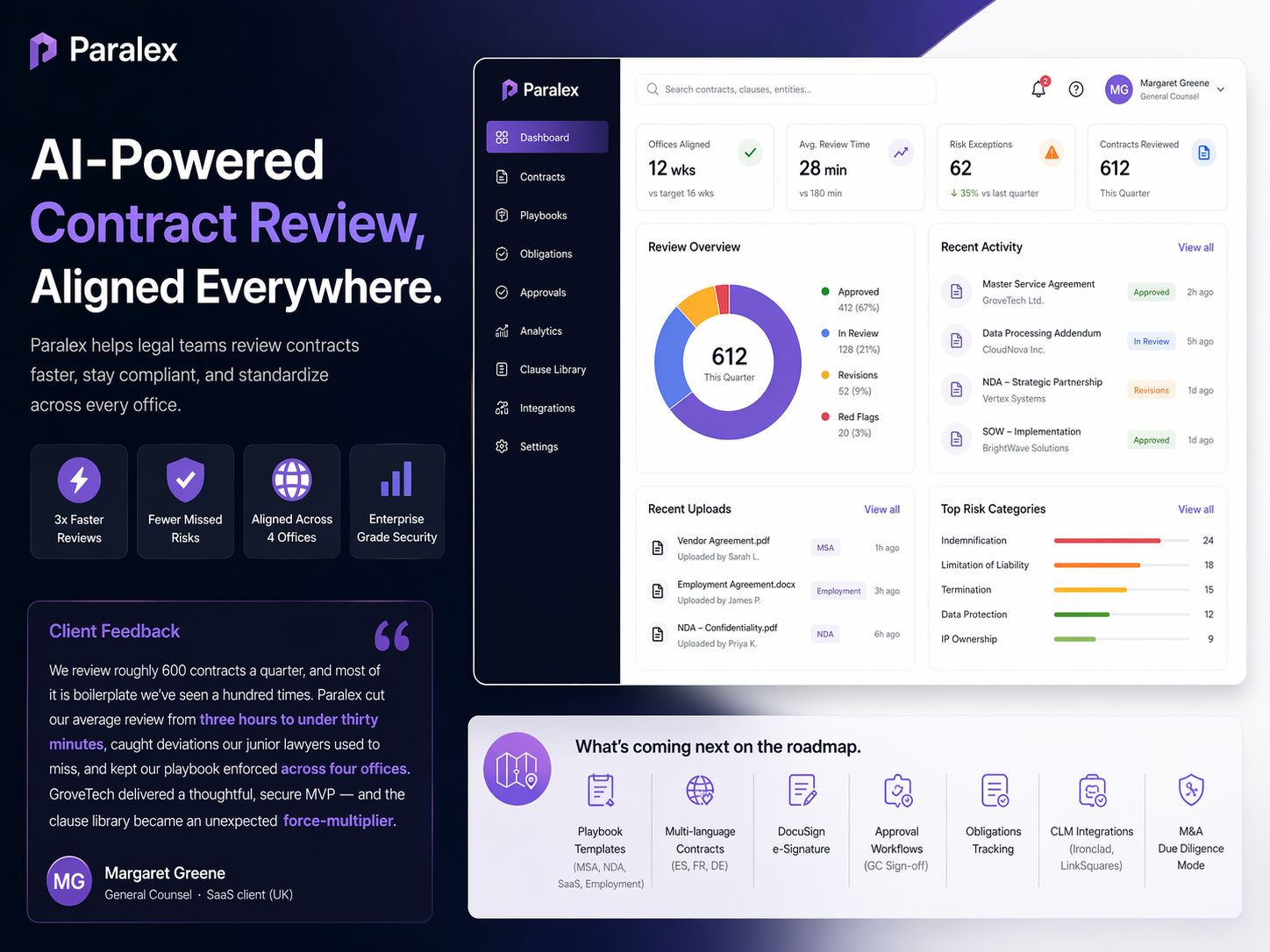Paralex – Review Contracts in Minutes, Not Hours
