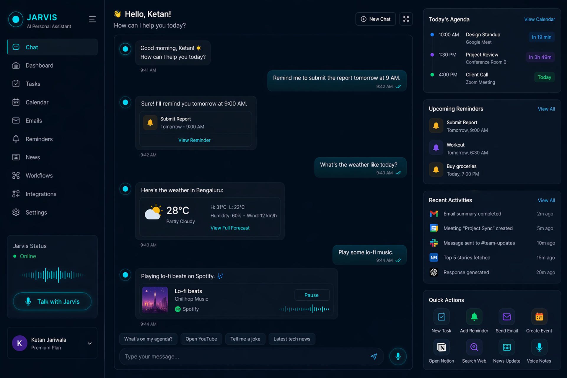 AI Jarvis – Voice-Powered Personal Assistant screenshot 2