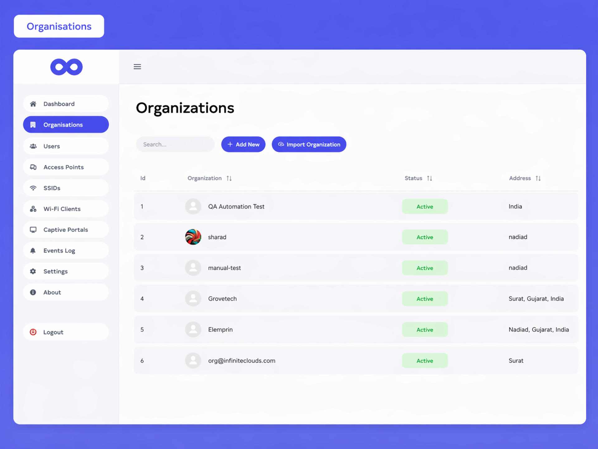 InfiniteClouds - Networking SAAS screenshot 5