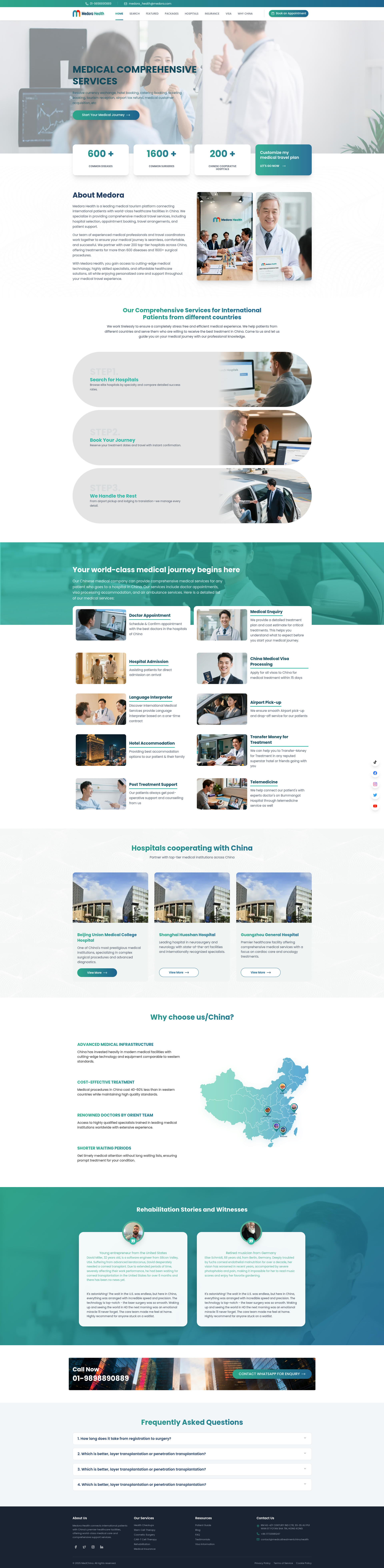 Medora Health - Medical Tourism Platform screenshot 1