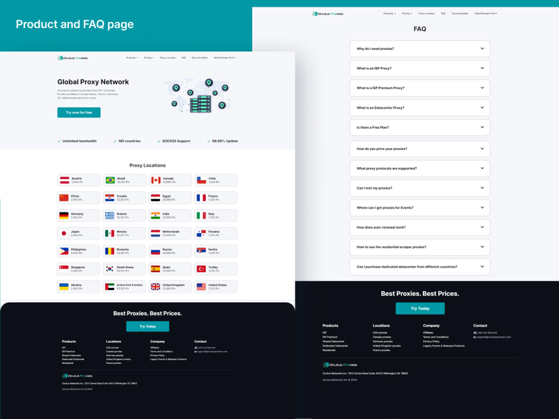 OculusProxies - E-Commerce Portal screenshot 4
