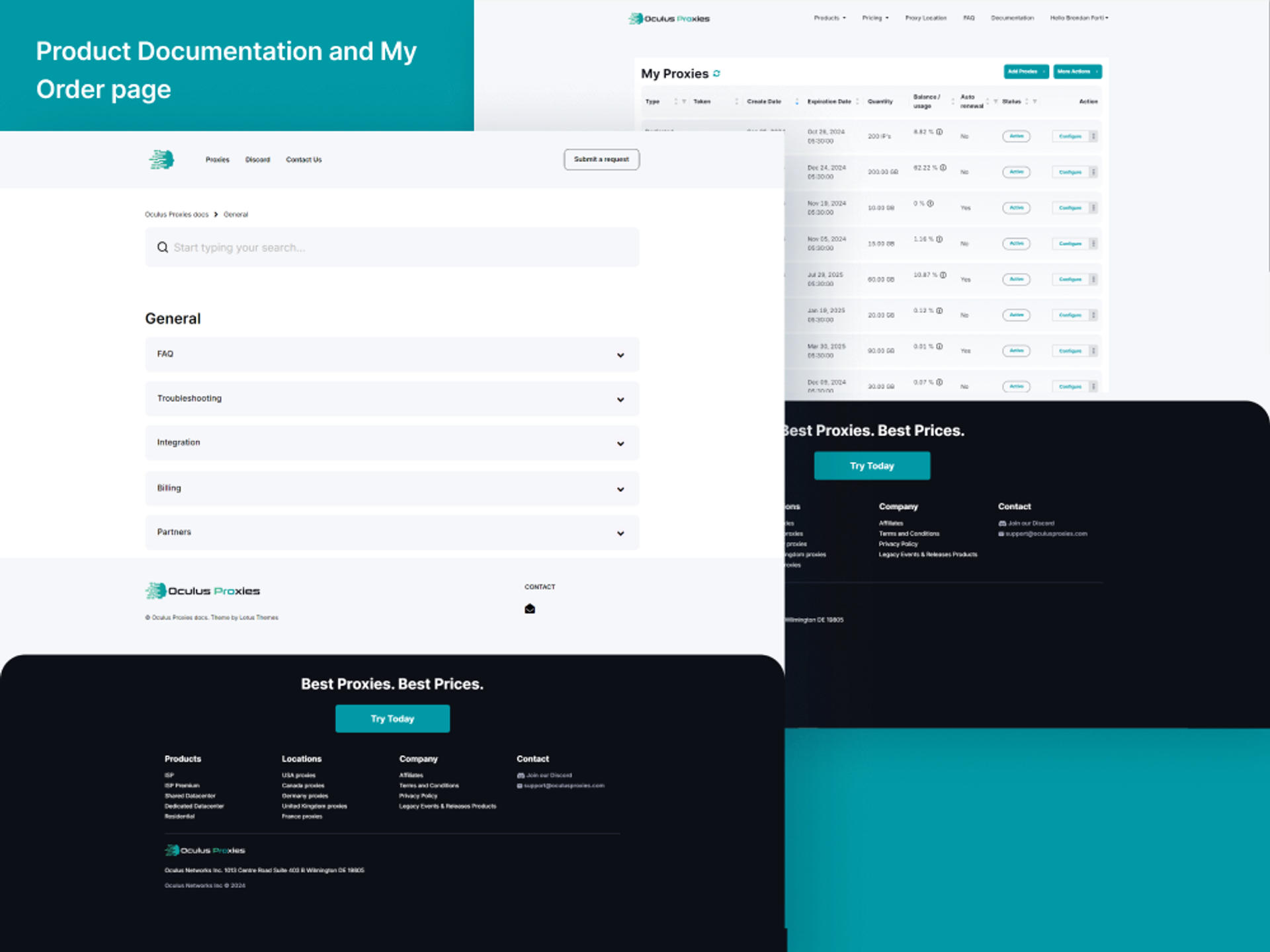OculusProxies - E-Commerce Portal screenshot 5
