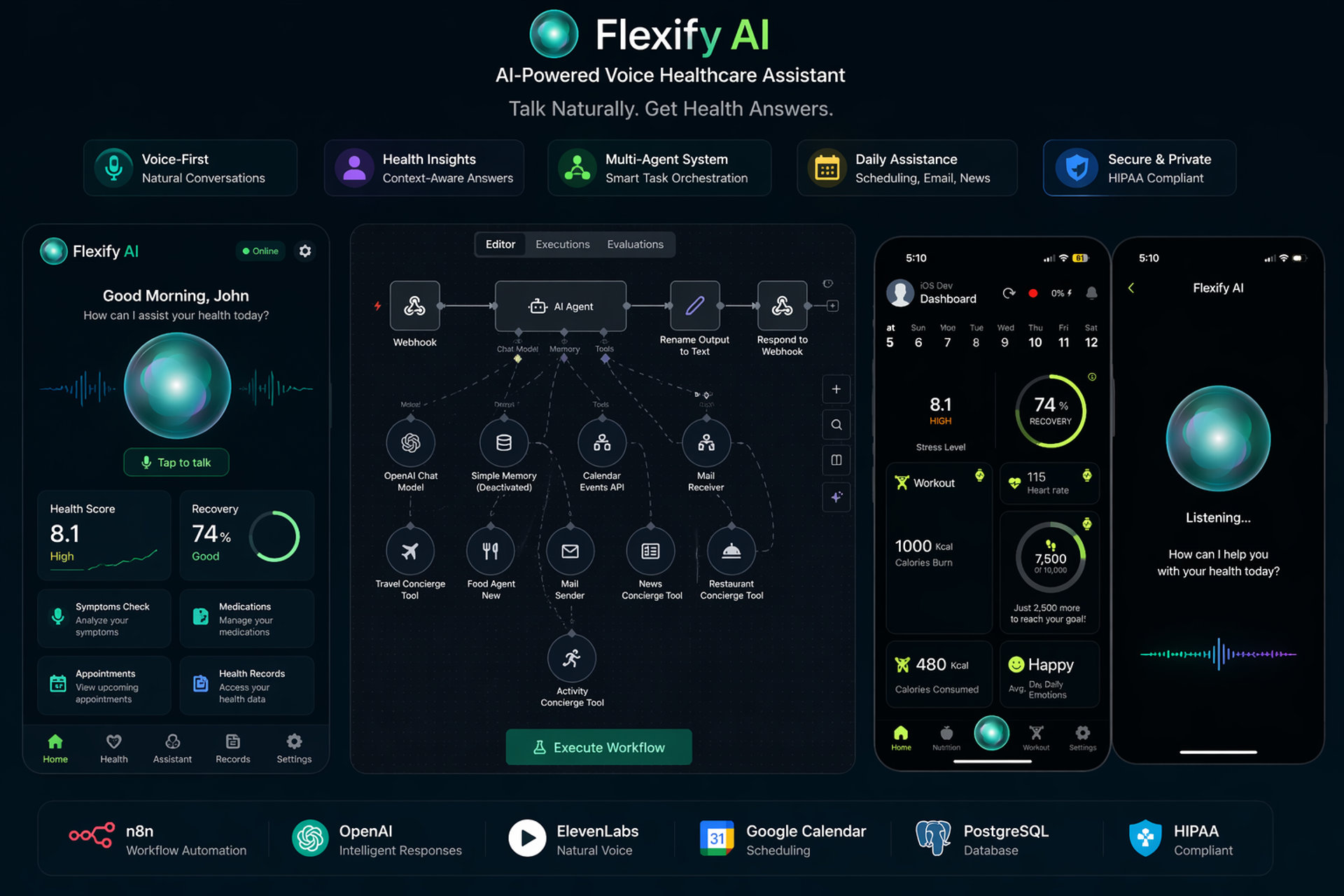 Flexify – AI-Powered Voice Healthcare Assistant