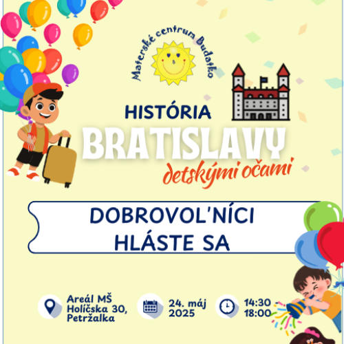 Dobrovoľnícky projekt Pomoc na komunitnom podujatí: História Bratislavy očami detí