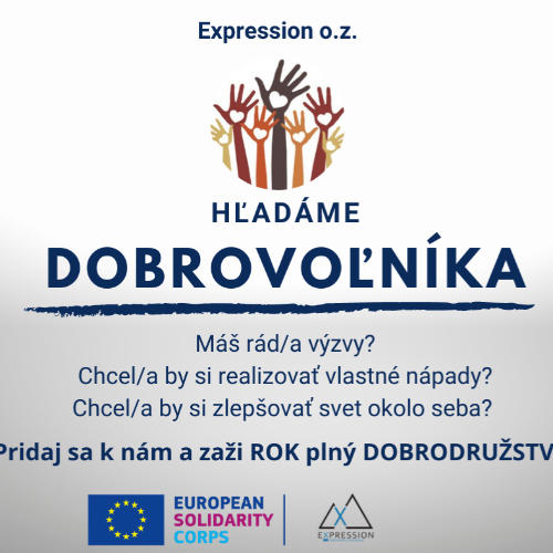 Dobrovoľnícky projekt Dobrovoľník v mládežníckom klube 