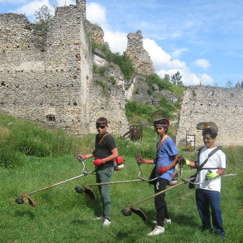 Dobrovoľnícky projekt Workshop na hrade Korlátko