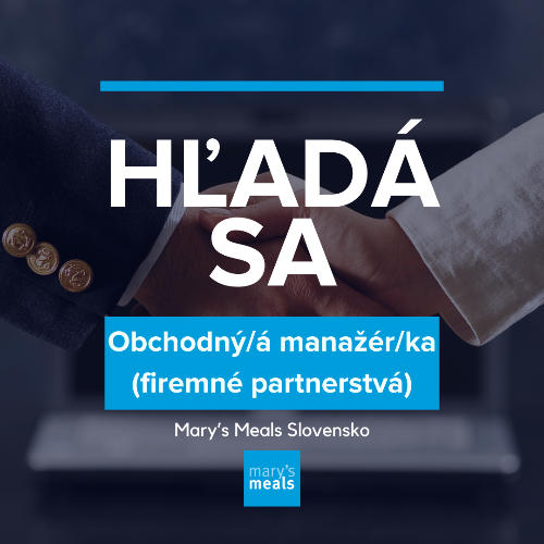 Dobrovoľnícky projekt Hľadáme obchodného/nú manažéra/ku (firemné partnerstvá)