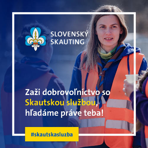 Dobrovoľnícky projekt Skautská služba - dobrovoľníctvo 
