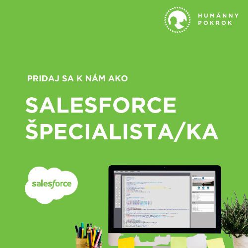 Dobrovoľnícky projekt Salesforce špecialista/ka