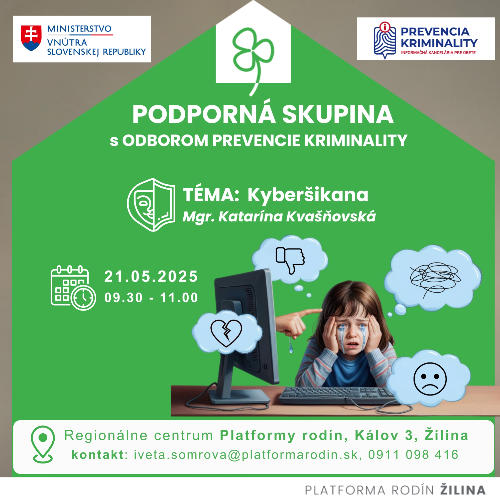 Dobrovoľnícky projekt Pomoc pri podujatí: Prednaška "Kyberšikana" 