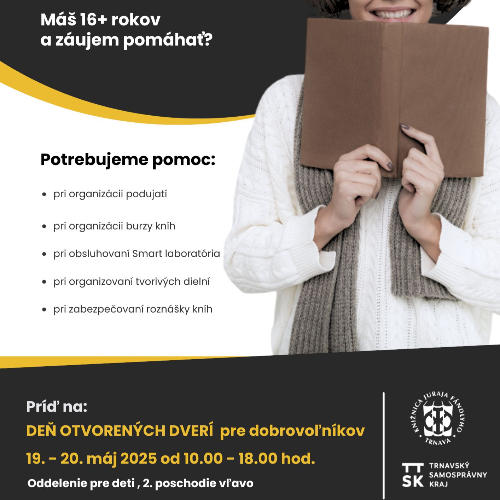 Dobrovoľnícky projekt Deň otvorených dverí pre dobrovoľníkov