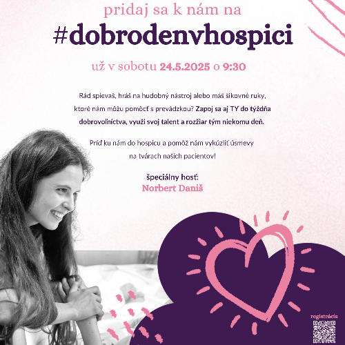 Dobrovoľnícky projekt Dobro deň v hospici TD'25