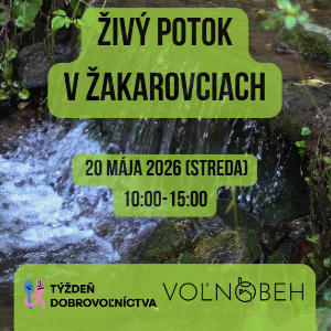 Živý potok v Žakarovciach