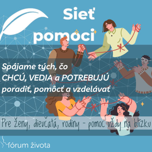 Dobrovoľnícky projekt Pomoc pri podujatiach občianského združenia Fórum života.