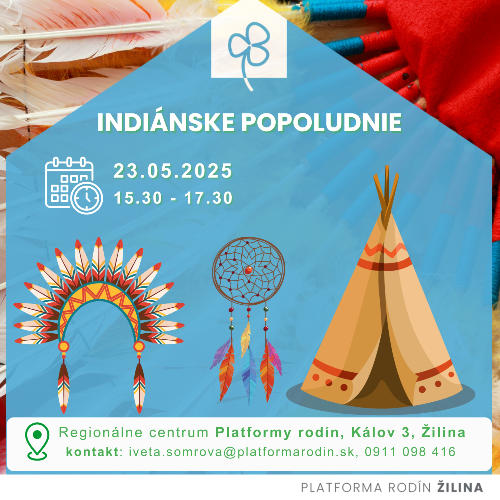 Dobrovoľnícky projekt Pomoc pri podujatí "Indiánske popoludnie"