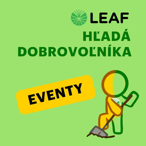 Dobrovoľnícky projekt Hľadáme dobrovoľníka na EVENTY