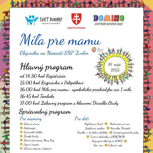 Dobrovoľnícky projekt Pomocník na Míli pre mamu