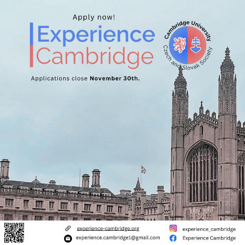 Príležitosť Experience Cambridge 