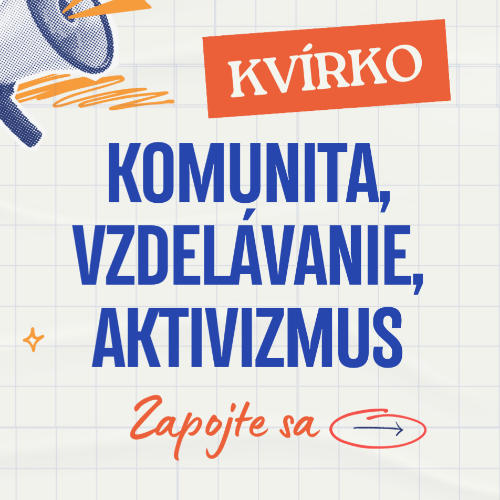 Príležitosť Kvírko - komunita, vzdelávanie, aktivizmus