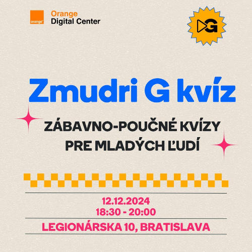 Príležitosť Zmudri G kvíz pre stredoškolákov vol. 4 