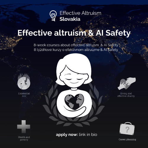 Príležitosť Vstupný kurz o efektívnom altruizme & AI Safety