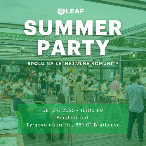 Príležitosť LEAF Summer PARTY 2025