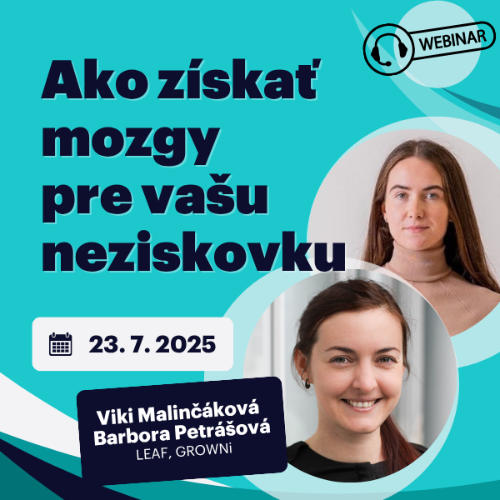 Príležitosť Ako získať mozgy pre vašu neziskovku