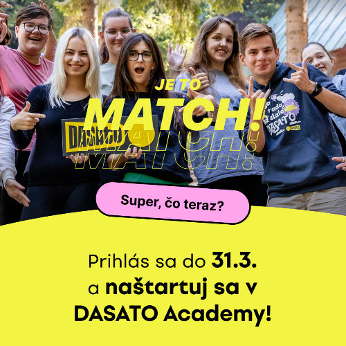 Príležitosť Ročný rozvojový program DASATO Academy práve pre teba!