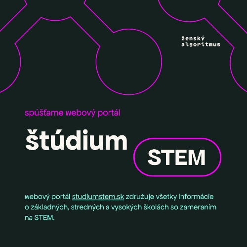 Príležitosť Webový portál studiumSTEM.sk