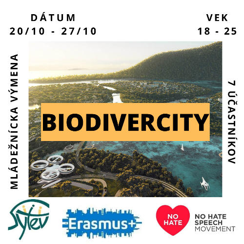 Príležitosť Erasmus+ mládežnícka výmena "BIODIVERCITY" 