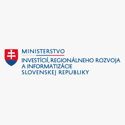 Organizácia Ministerstvo investícií, regionálneho rozvoja a informatizácie Slovenskej republiky logo