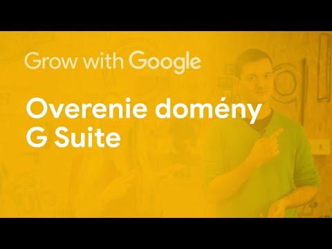 Príležitosť Overenie domény v G Suite pre vzdelávanie