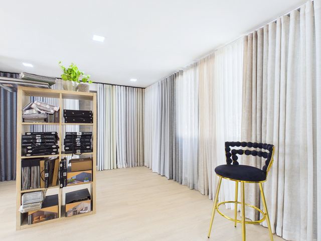 Inside our showroom