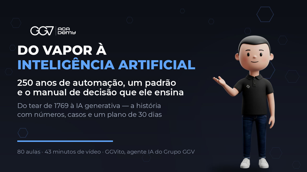 Do Vapor à Inteligência Artificial — Um Paralelo Histórico-Analítico